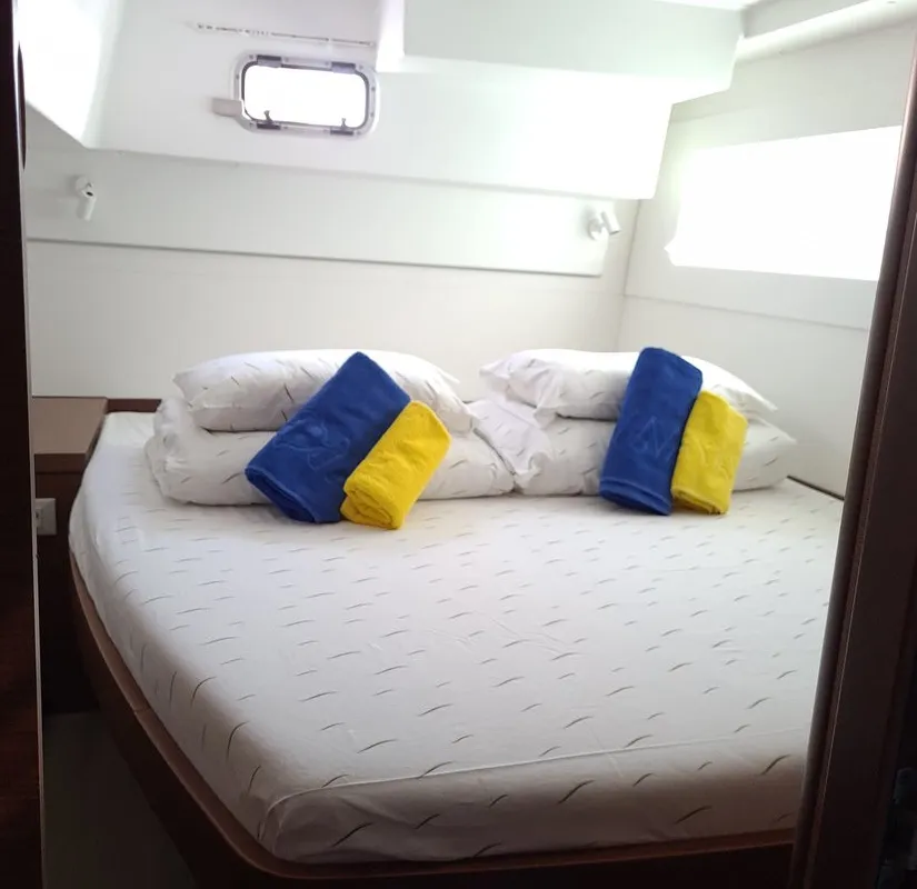 Cabin on Sailing Point, a Lagoon 40 catamaran at Split, Croatia