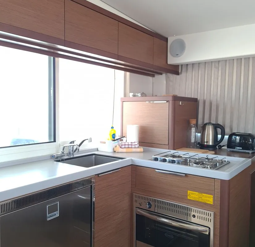 Galley of Sailing Point, a Lagoon 40 catamaran at Split, Croatia