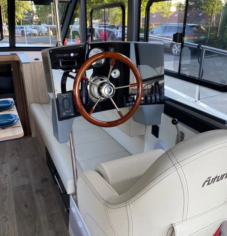 Fleesenqueen One, a Cobra Yachts Futura 40 Grand Horizon motor yacht at Göhren-Lebbin, Germany