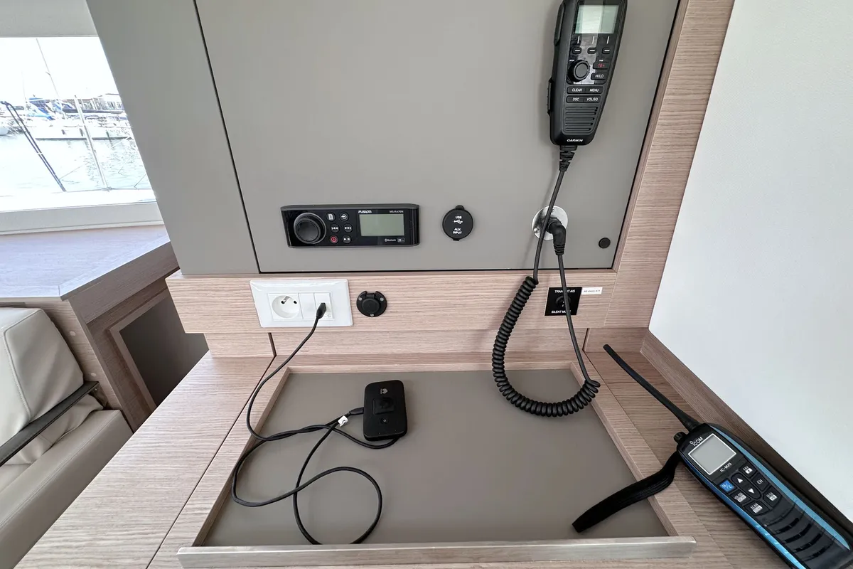 Laja, a Fountaine Pajot Isla 40 catamaran at Palma de Mallorca, Spain