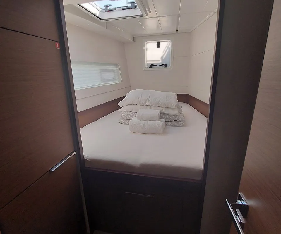 Cabin on Paco, a Lagoon 40 catamaran at Novi Vinodolski, Croatia