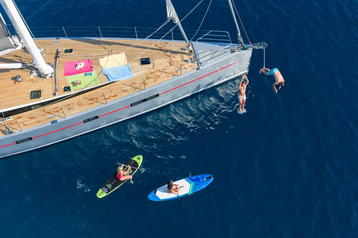 Bellkara, a Gulet Sail boat sailboat at Seget Donji, Croatia