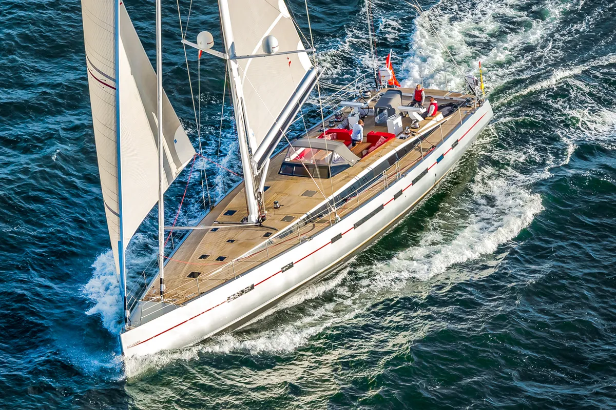 Exterior view of Bellkara, a Gulet Sail boat sailboat at Seget Donji, Croatia
