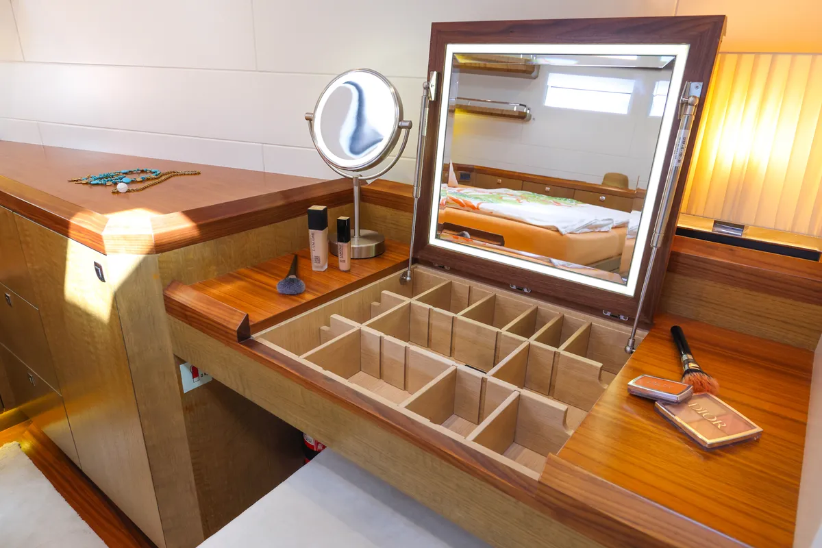 Cabin on Bellkara, a Gulet Sail boat sailboat at Seget Donji, Croatia