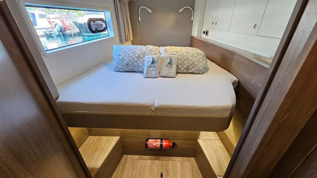 Cabin on Stairway To Heaven, a Bali 4.2 catamaran at Zadar, Croatia