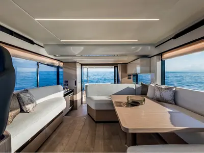 Salon of MY WAY, a Absolute Yachts Navetta 48 motorboat at Općina Rogoznica, Croatia