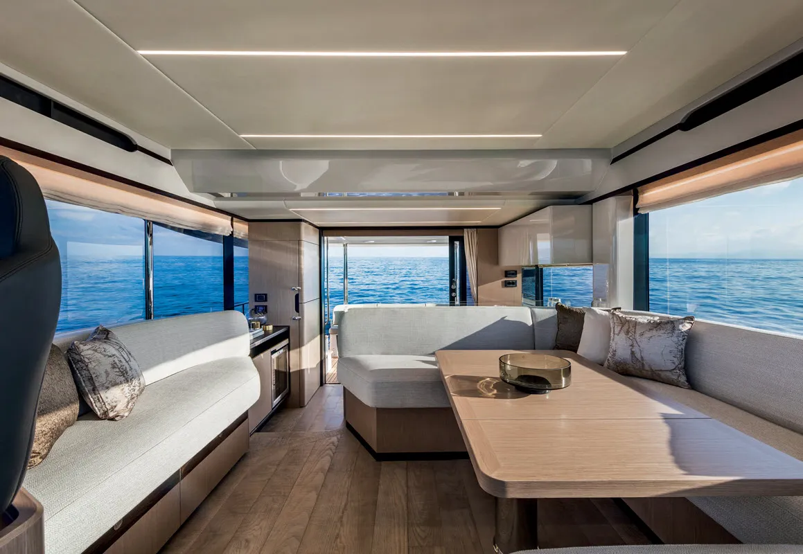 Salon of MY WAY, a Absolute Yachts Navetta 48 motorboat at Općina Rogoznica, Croatia