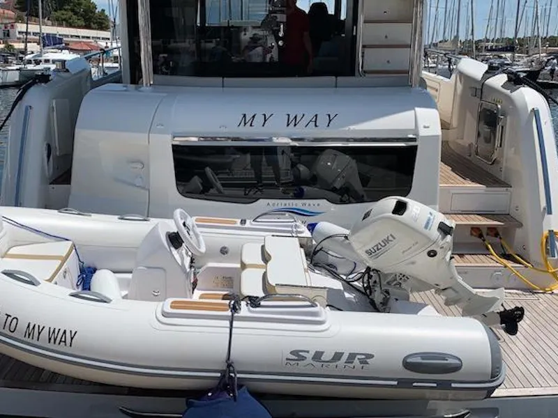 MY WAY, a Absolute Yachts Navetta 48 motorboat at Općina Rogoznica, Croatia