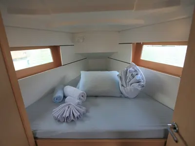 Cabin on Cozmo, a Beneteau Oceanis 35.1 sailboat at Road Town, British Virgin Islands