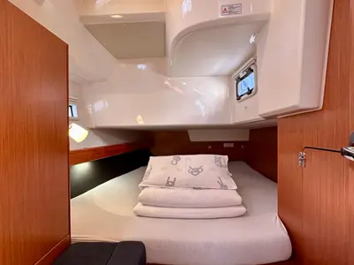 Galley of Pearl, a Bavaria Cruiser 41 sailboat at Sukošan, Croatia