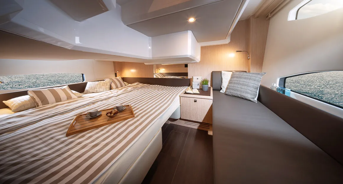 Lilian, a Bavaria SR36HT motor yacht at Grad Biograd na Moru, Croatia