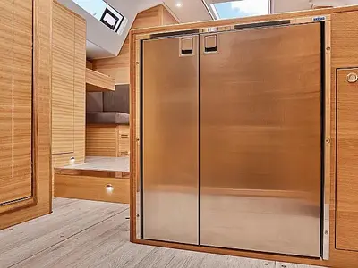 Galley of Epetion, a Elan Impression 50.1 sailboat at Grad Trogir, Croatia