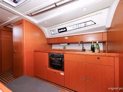Galley of Viviane II (12), a Bavaria Cruiser 41S sailboat at Murter, Croatia