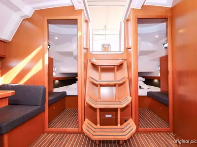 Salon of Viviane II (12), a Bavaria Cruiser 41S sailboat at Murter, Croatia
