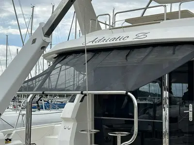 Deck of Adriatic Z, a Aquila 44 catamaran at Grad Šibenik, Croatia
