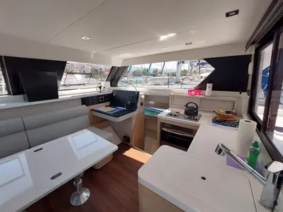 Marlon, a Aventura 34 catamaran at Grad Biograd na Moru, Croatia