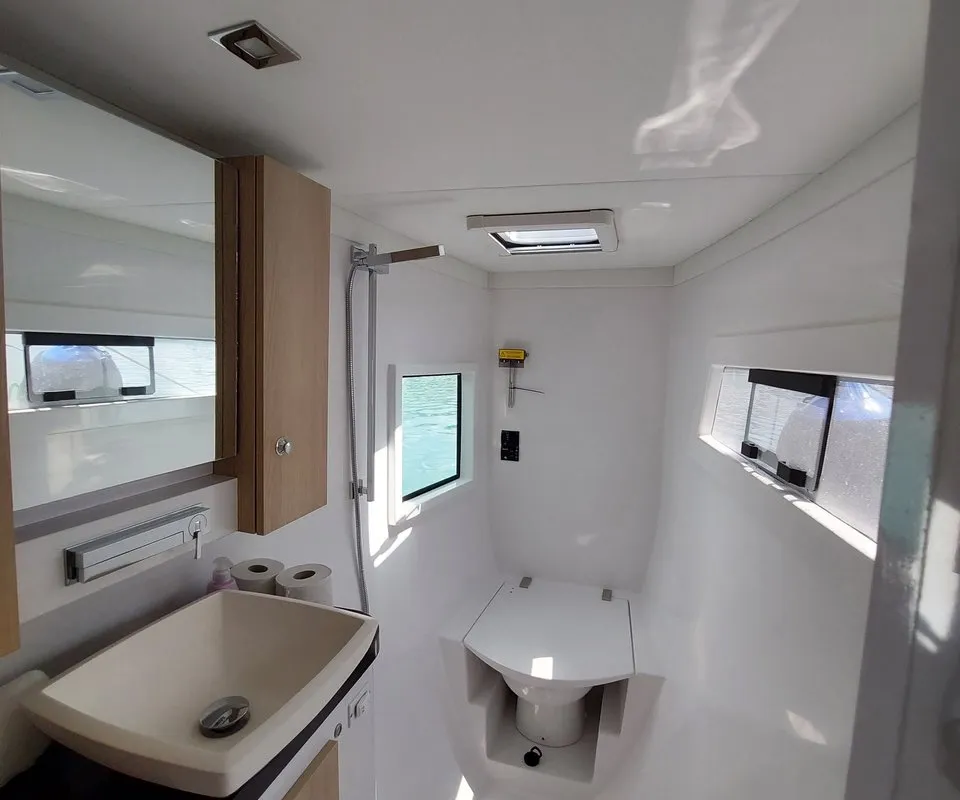 Marlon, a Aventura 34 catamaran at Grad Biograd na Moru, Croatia