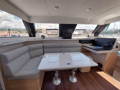 Marlon, a Aventura 34 catamaran at Grad Biograd na Moru, Croatia