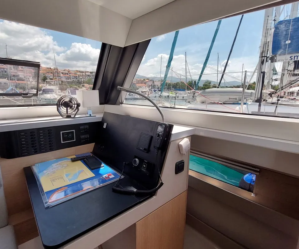 Marlon, a Aventura 34 catamaran at Grad Biograd na Moru, Croatia