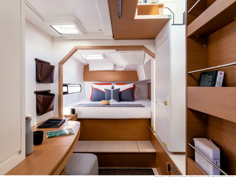 Cabin on Mara’amu, a Excess 11 catamaran at Papeete, France