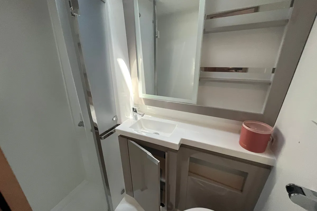Head on DREAMCATCHER, a Fountaine Pajot Elba 45 catamaran at Seget Donji, Croatia