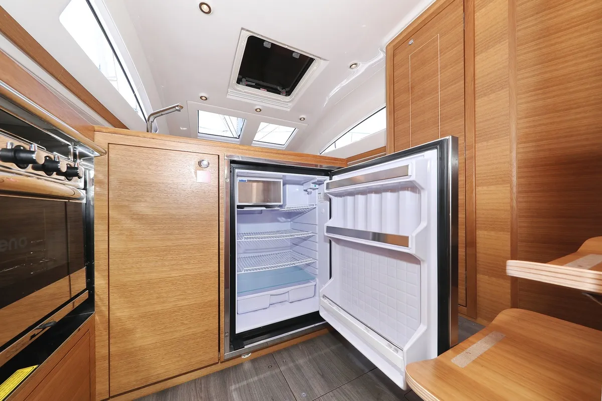 Galley of Sv. Nikola, a Elan Impression 40.1 sailboat at Grad Biograd na Moru, Croatia