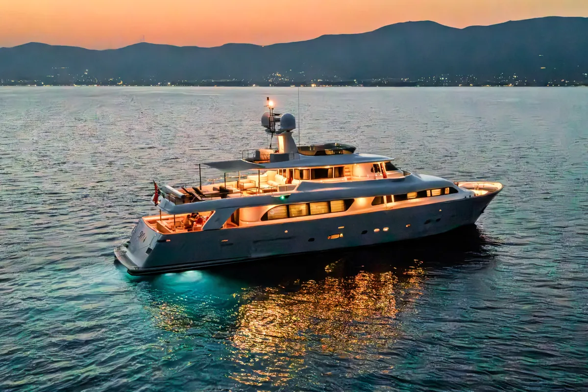 Exterior view of Klobuk, a Gulet Motoryacht motor yacht at Grad Kaštela, Croatia