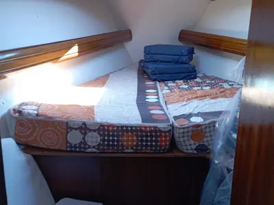 Cabin on Salty Baby, a Bavaria Cruiser 40 sailboat at Salamina Municipal Unit, Greece