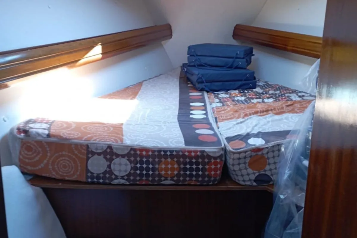 Cabin on Salty Baby, a Bavaria Cruiser 40 sailboat at Salamina Municipal Unit, Greece
