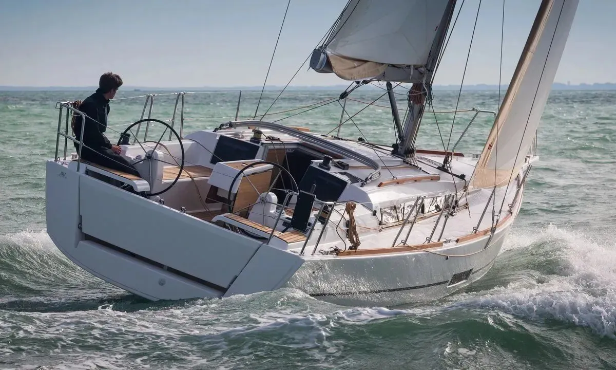 Moonsail, a Dufour 350 Adventure sailboat at Marsala, Italy