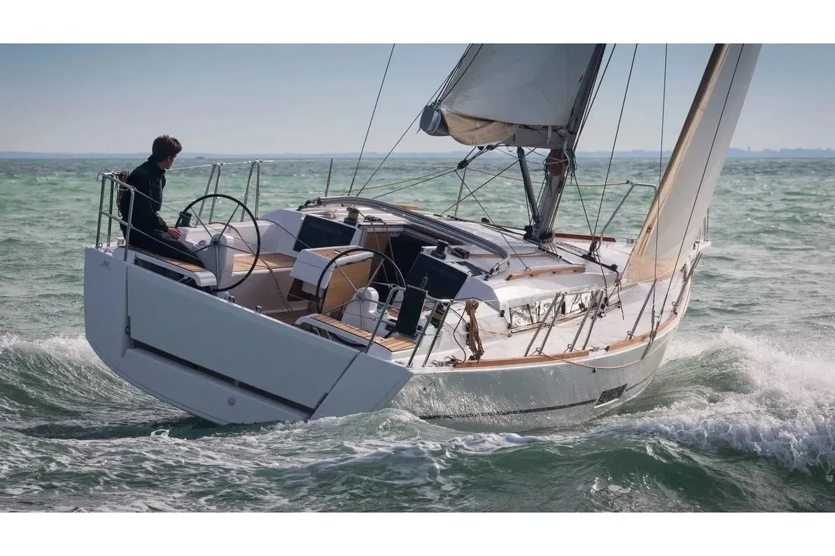 Moonsail, a Dufour 350 Adventure sailboat at Marsala, Italy
