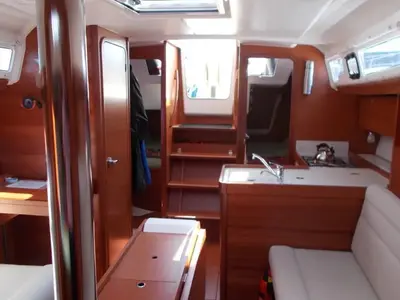 Moonsail, a Dufour 350 Adventure sailboat at Marsala, Italy