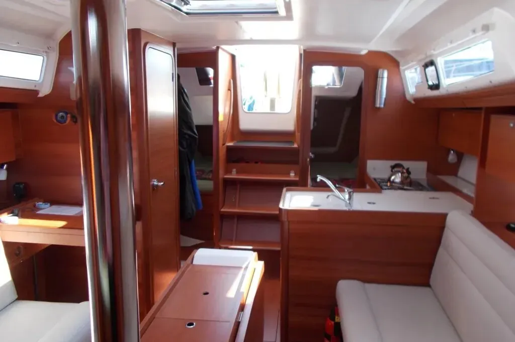 Moonsail, a Dufour 350 Adventure sailboat at Marsala, Italy