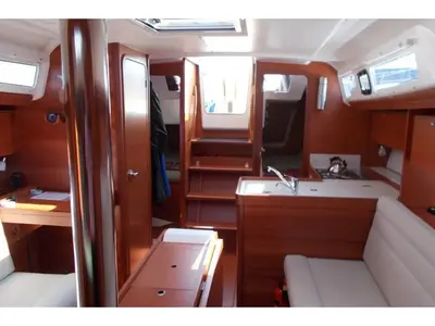 Moonsail, a Dufour 350 Adventure sailboat at Marsala, Italy