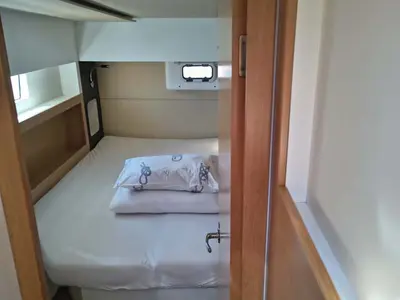 Cabin on Kalea, a Nautitech 40 Open catamaran at Murter, Croatia