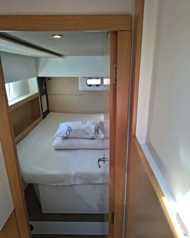 Cabin on Kalea, a Nautitech 40 Open catamaran at Murter, Croatia