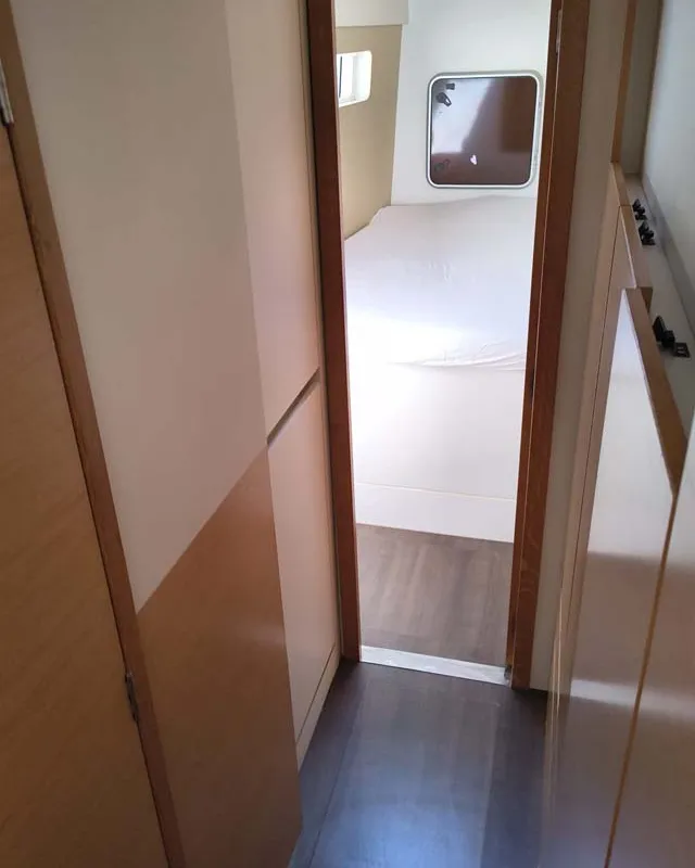 Cabin on Kalea, a Nautitech 40 Open catamaran at Murter, Croatia