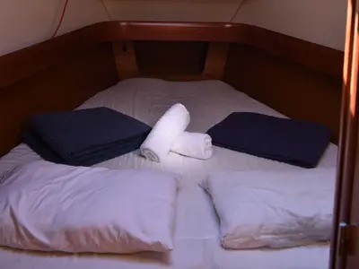 Cabin on Triton (NEW sails 2021), a Jeanneau Sun Odyssey 42 i sailboat at Volos Municipality, Greece