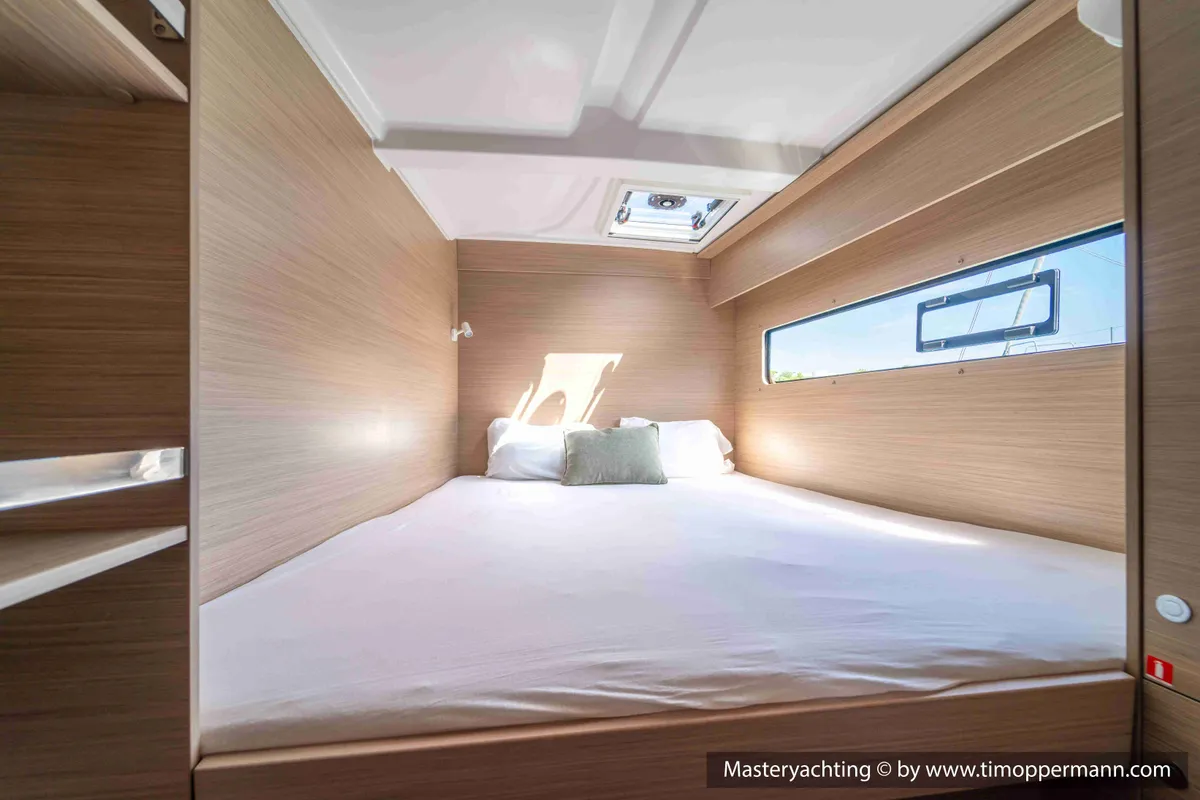 Cabin on Gaia di Mare, a Lagoon 38 catamaran at Općina Medulin, Croatia