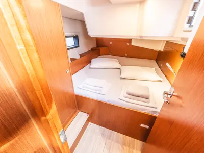 Cabin on Arian, a Bavaria C42 sailboat at Municipal Unit of Lefkada, Greece