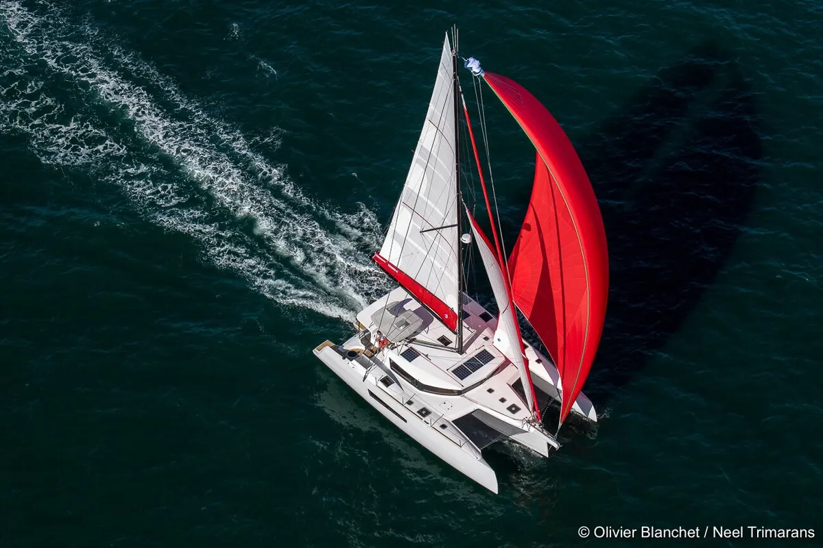 VayU, a Neel 47 sailboat at Propriano, France