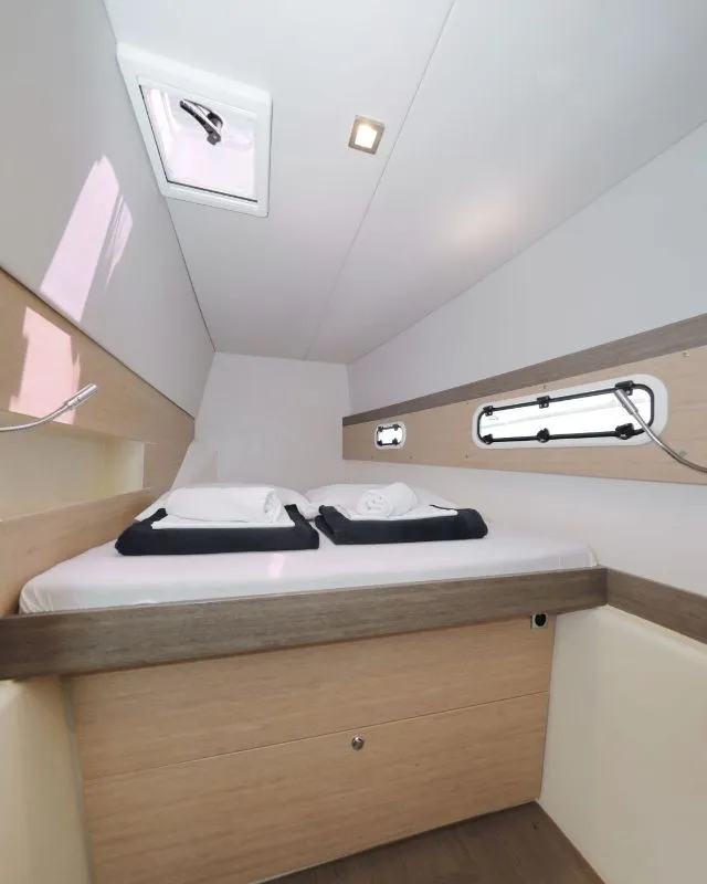 Cabin on So Far So Good, a Bali 4.0 catamaran at Zadar, Croatia