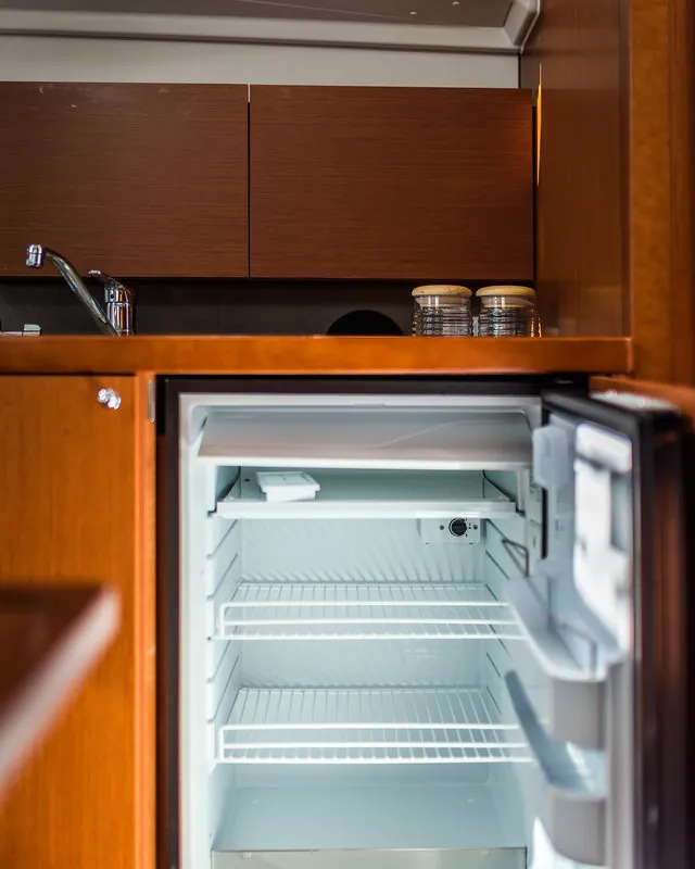 Galley of New Order, a Beneteau Oceanis 38.1 sailboat at Grad Biograd na Moru, Croatia
