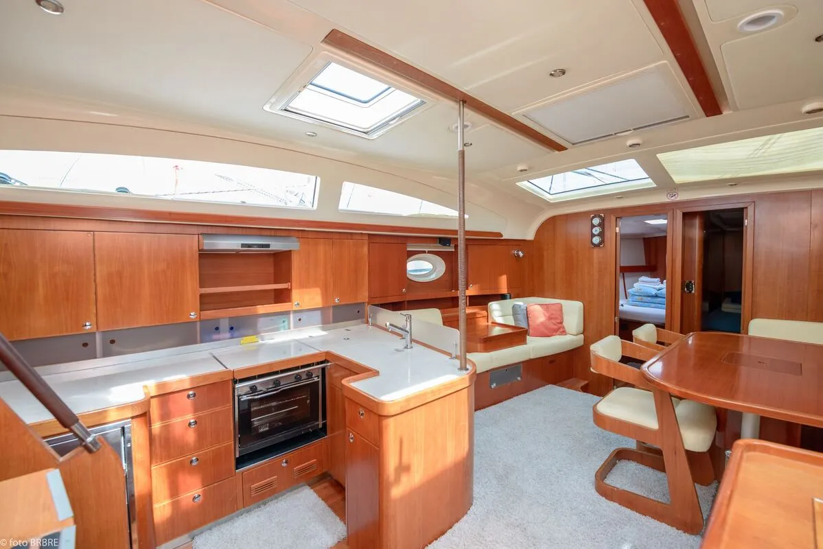Galley of Maja 07, a Elan 514 Impression sailboat at Pirovac, Croatia
