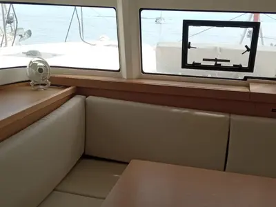 Galley of MALAOLAUR, a Excess 11 catamaran at Lefkada, Greece