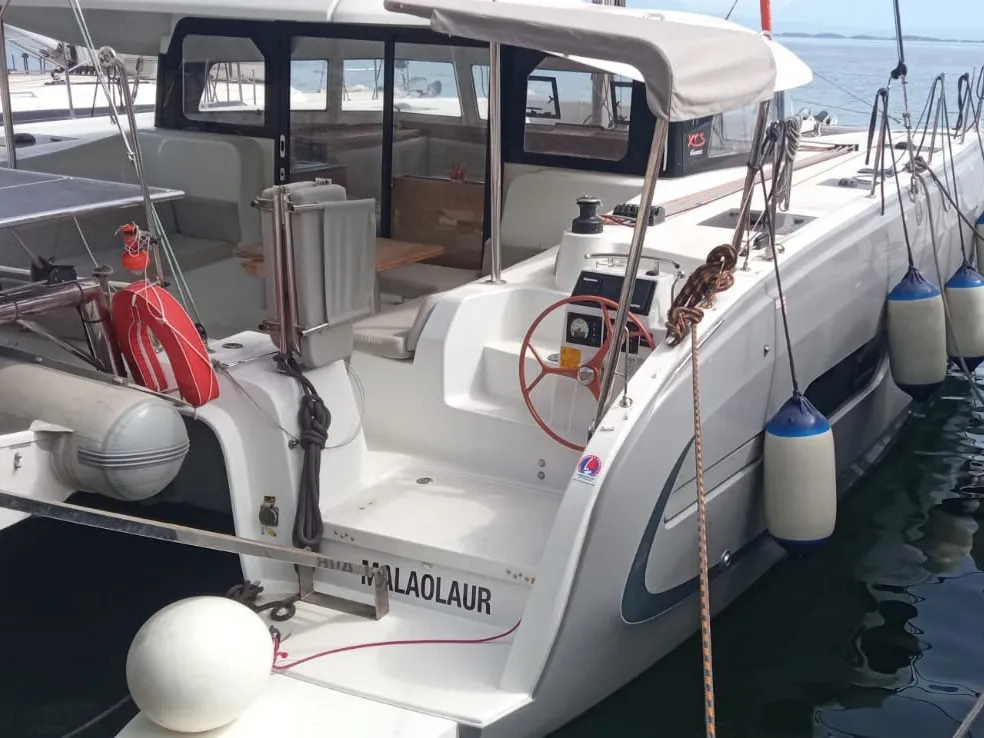 MALAOLAUR, a Excess 11 catamaran at Municipal Unit of Lefkada, Greece