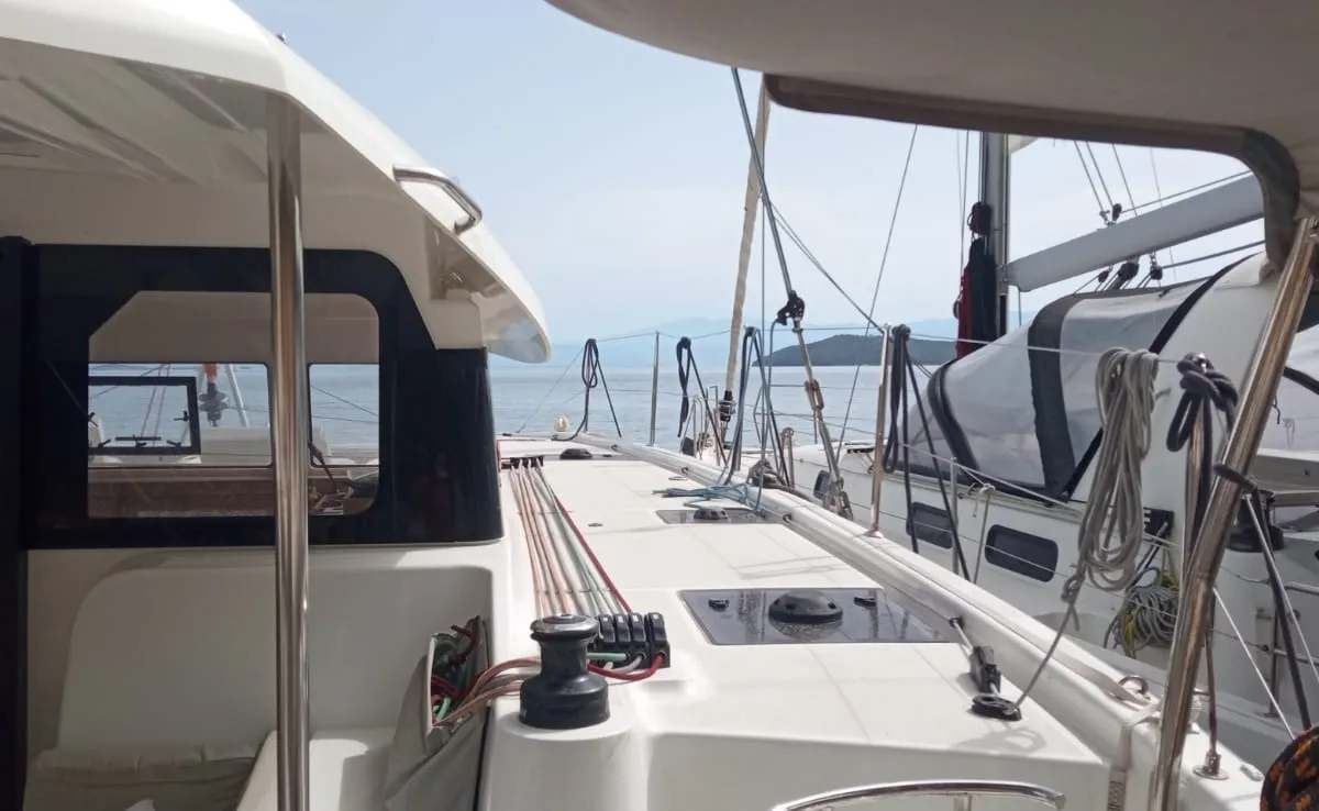 MALAOLAUR, a Excess 11 catamaran at Municipal Unit of Lefkada, Greece