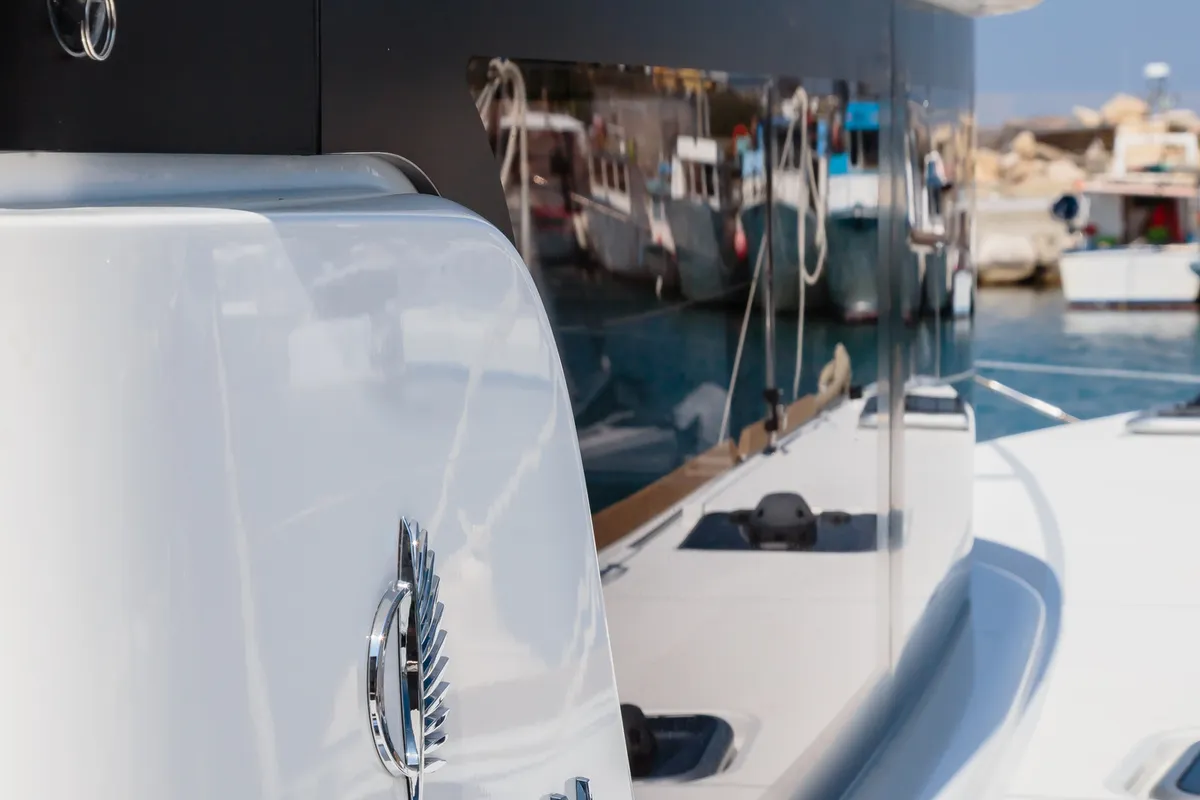 Gelso - Standard line, a Lagoon 40 catamaran at Olbia, Italy