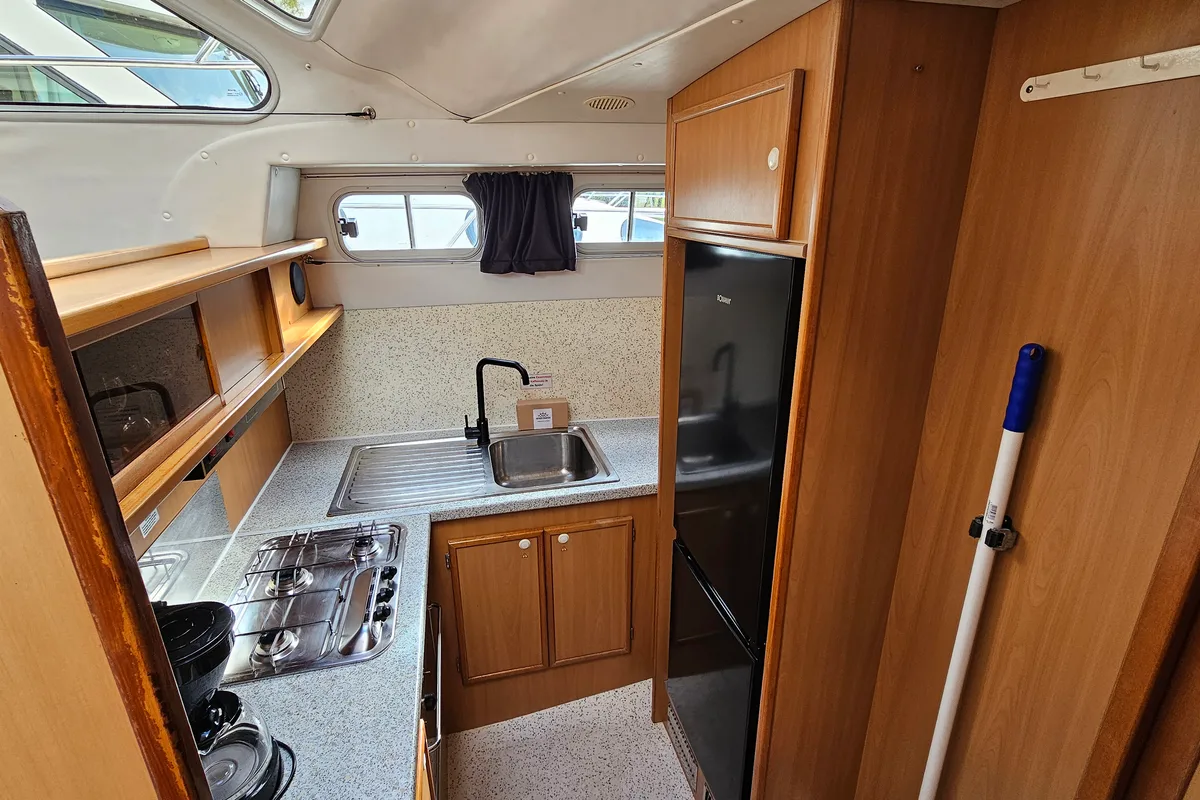 Galley of Artemis, a Gulet Tarpon 37 N motorboat at Lübz, Germany