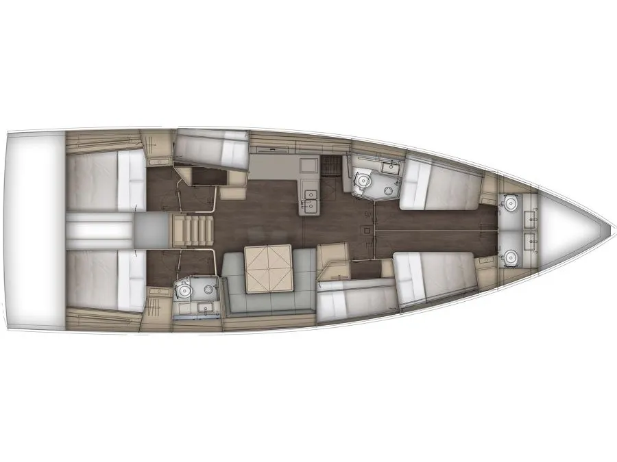 D54 Seraphine, a Dufour 54 sailboat at Seget Donji, Croatia